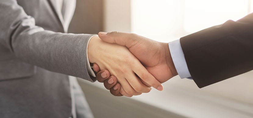 1031822224 Handshake Stock Image